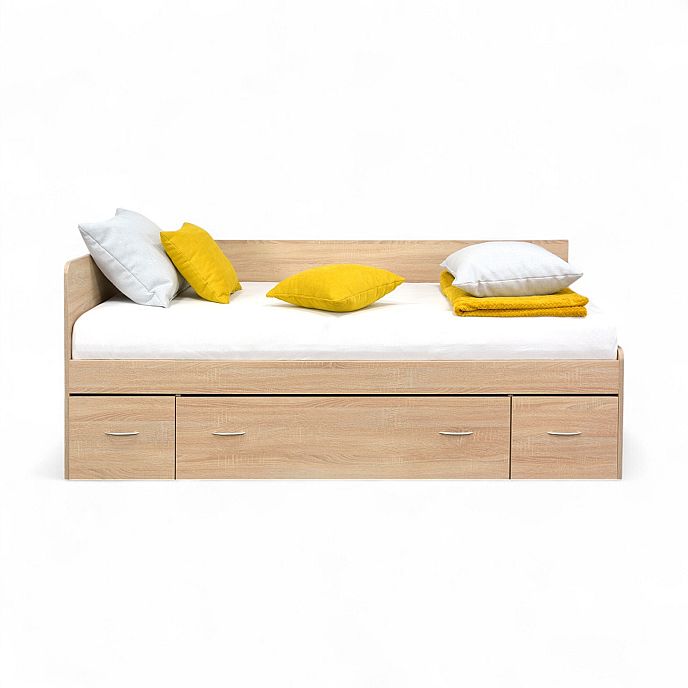 Postel RANGO (F) 90cm, s roštem a s úložným prostorem