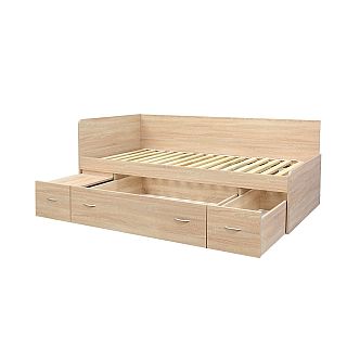 Postel RANGO (R) 90cm, s roštem a s úložným prostorem