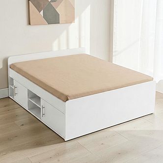 Postel BRANCO včetně roštu a matrace