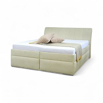Postel MINETA PLUS 2 180cm, s roštem a s úložným prostorem