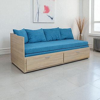 Postel MARKO (F) 90cm, s roštem a s úložným prostorem